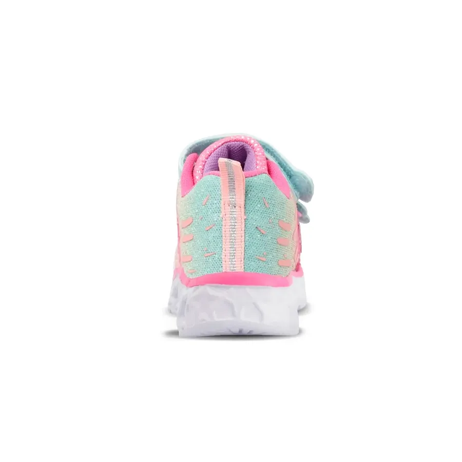 Imagen 2 de 3 de Zapatillas Footy Mini Butterfly Con Luz-VERDE AGUA/ROSA