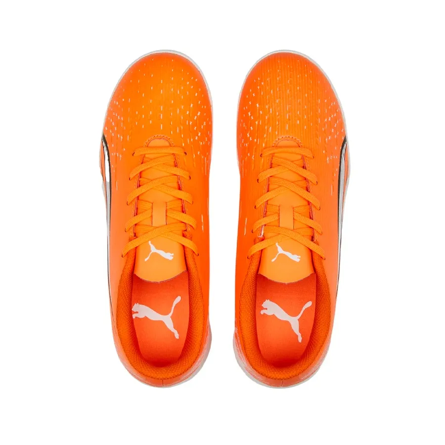 Imagen 2 de 5 de Botines Puma Ultra Play Tt Jr-NARANJA/BLANCO/NEGRO