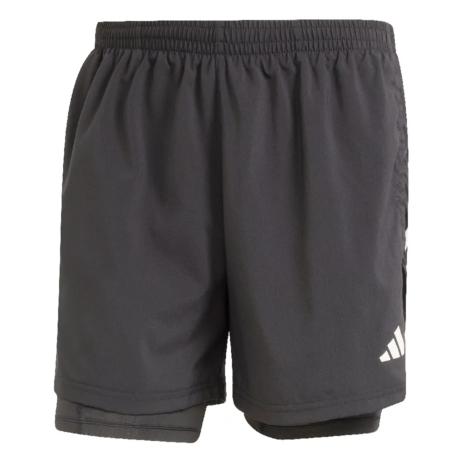 Imagen 1 de 4 de Pantalón adidas Own the Run CLIMACOOL 2 en 1-NEGRO