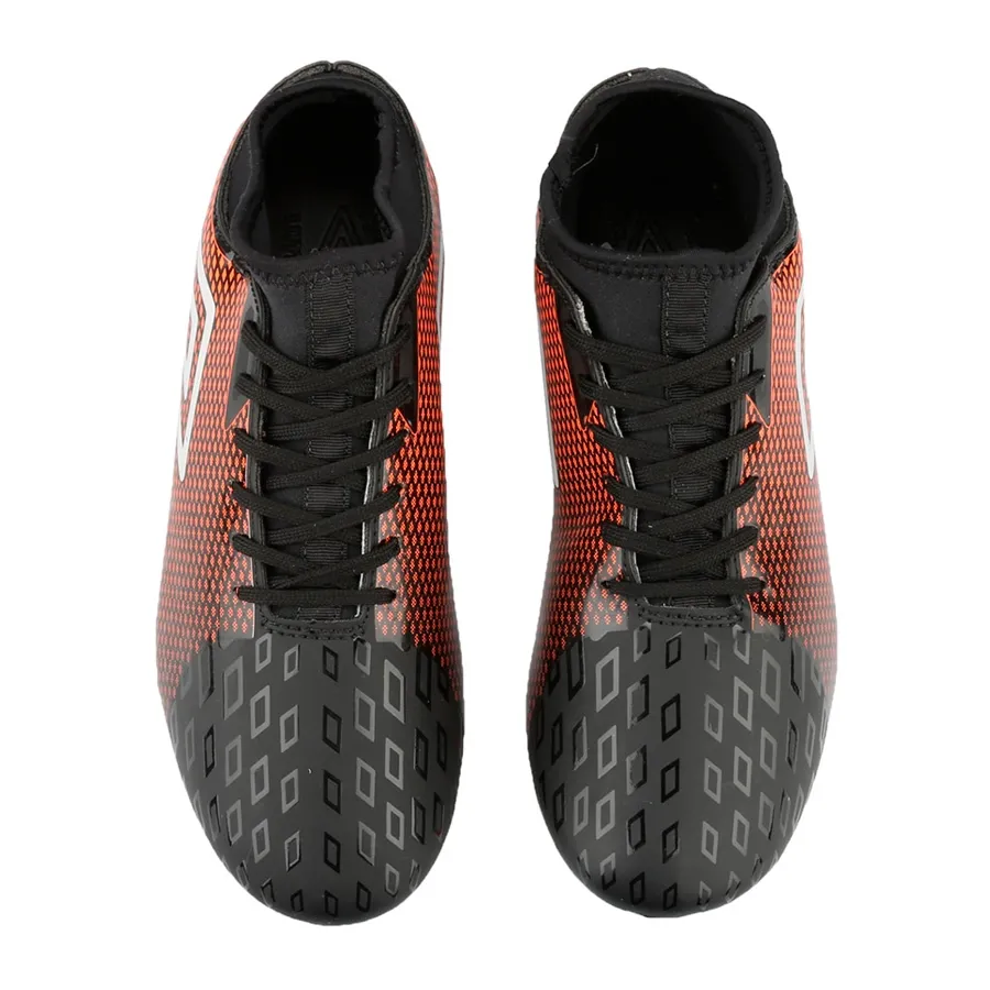Imagen 2 de 4 de Botines Umbro U-Cpo Calibra II-NEGRO/NARANJA FLUOR/PLATA