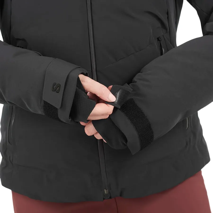 Imagen 6 de 9 de Campera Salomon Alpenflow Down W-NEGRO