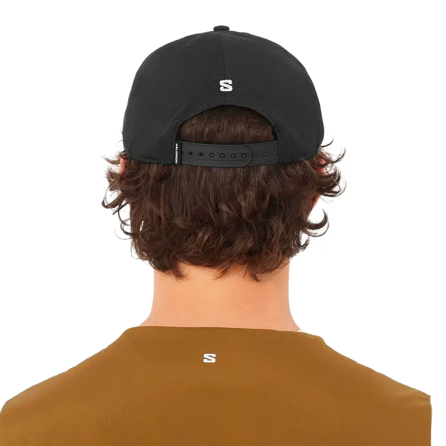 Imagen 1 de 5 de Gorra Salomon Logo Flat-NEGRO