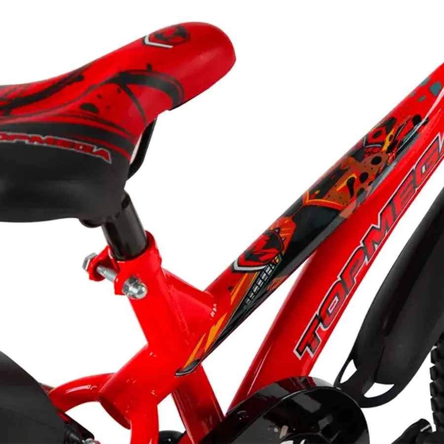 Imagen 3 de 6 de Bicicleta TopMega Crossboy R16-ROJO