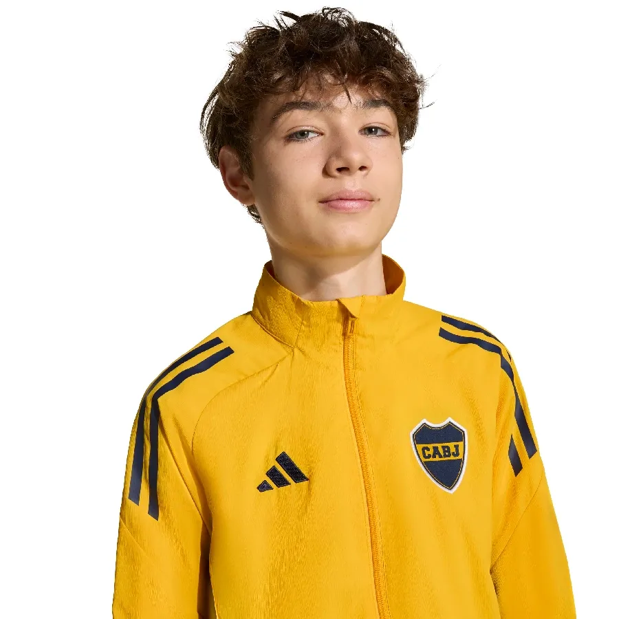 Imagen 4 de 5 de Campera adidas Presentación De Boca Juniors Tiro 25 Competition-AMARILLO