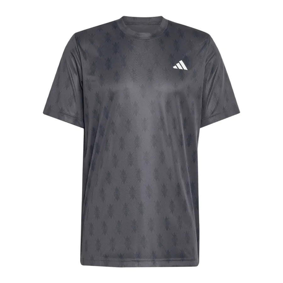 Imagen 2 de 5 de Remera adidas Club Graphic Climacool-GRAFITO