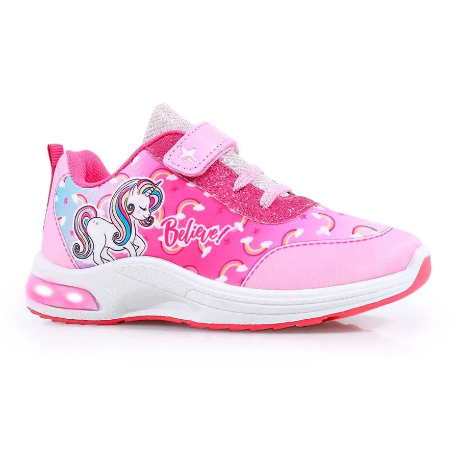 Imagen 0 de 4 de Zapatillas Footy Pop C/Luz Unicornio-ROSA/FUCSIA/BLANCO