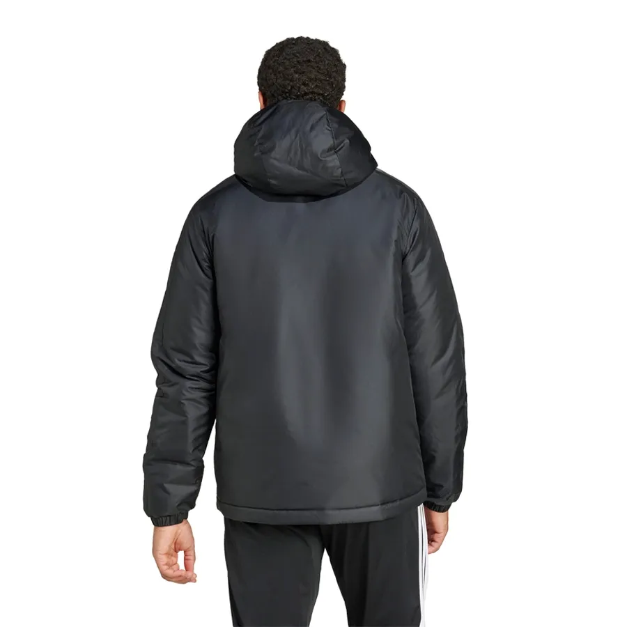 Imagen 2 de 5 de Campera adidas Essentials Tres Tiras-NEGRO/BLANCO