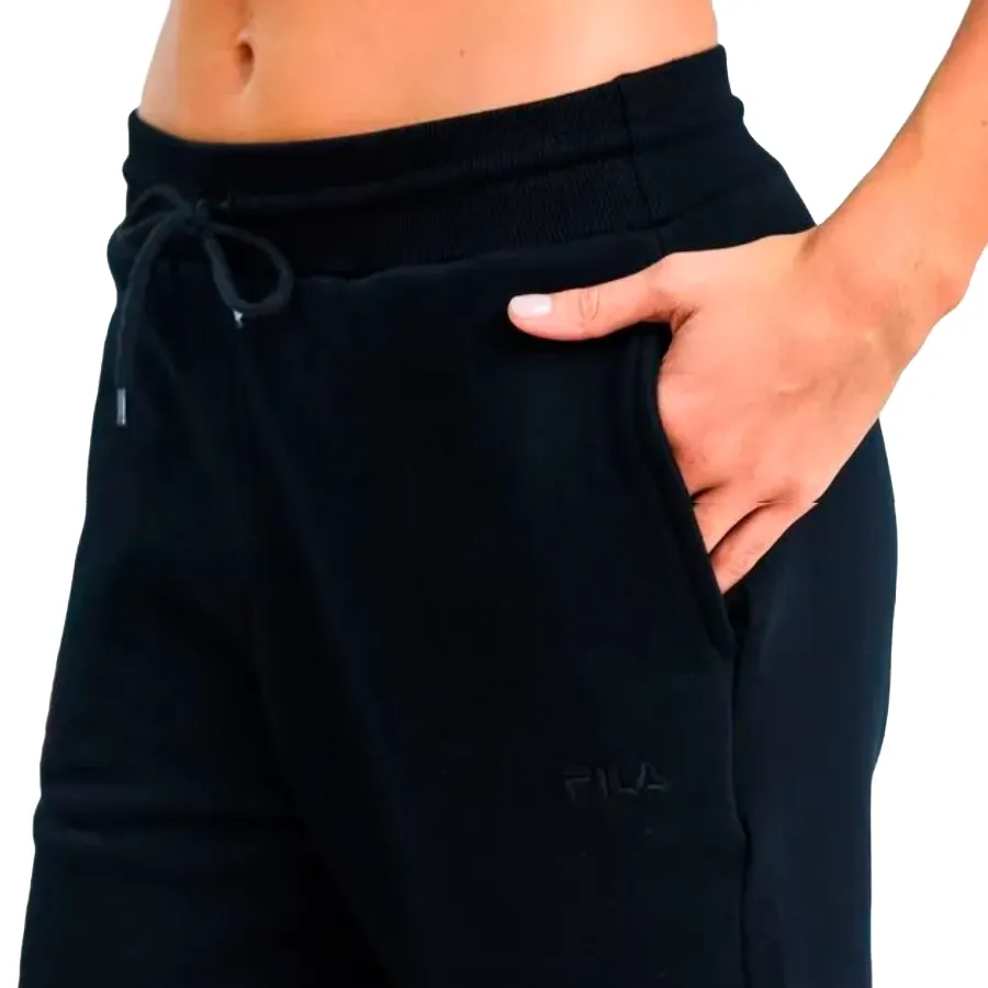 Imagen 2 de 3 de Pantalón Fila Embroderie Detail-NEGRO