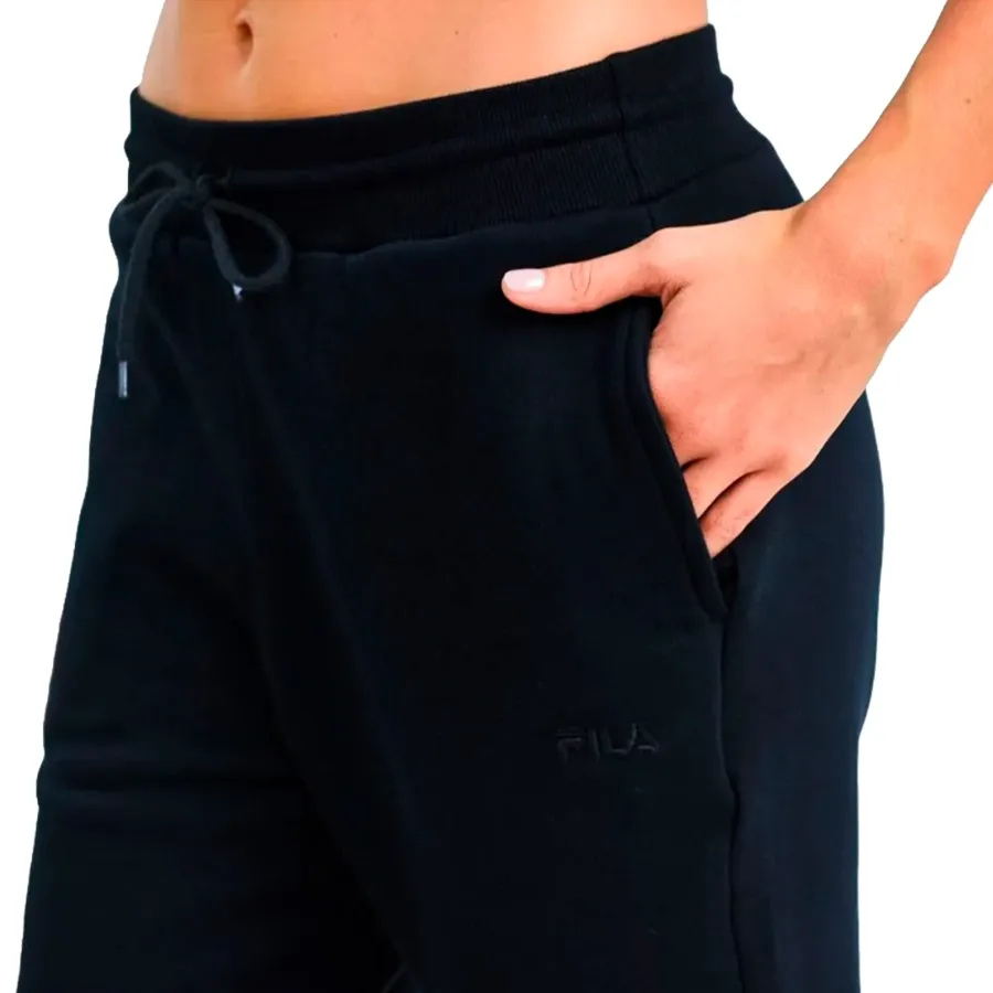 Imagen 2 de 3 de Pantalón Fila Embroderie Detail-NEGRO