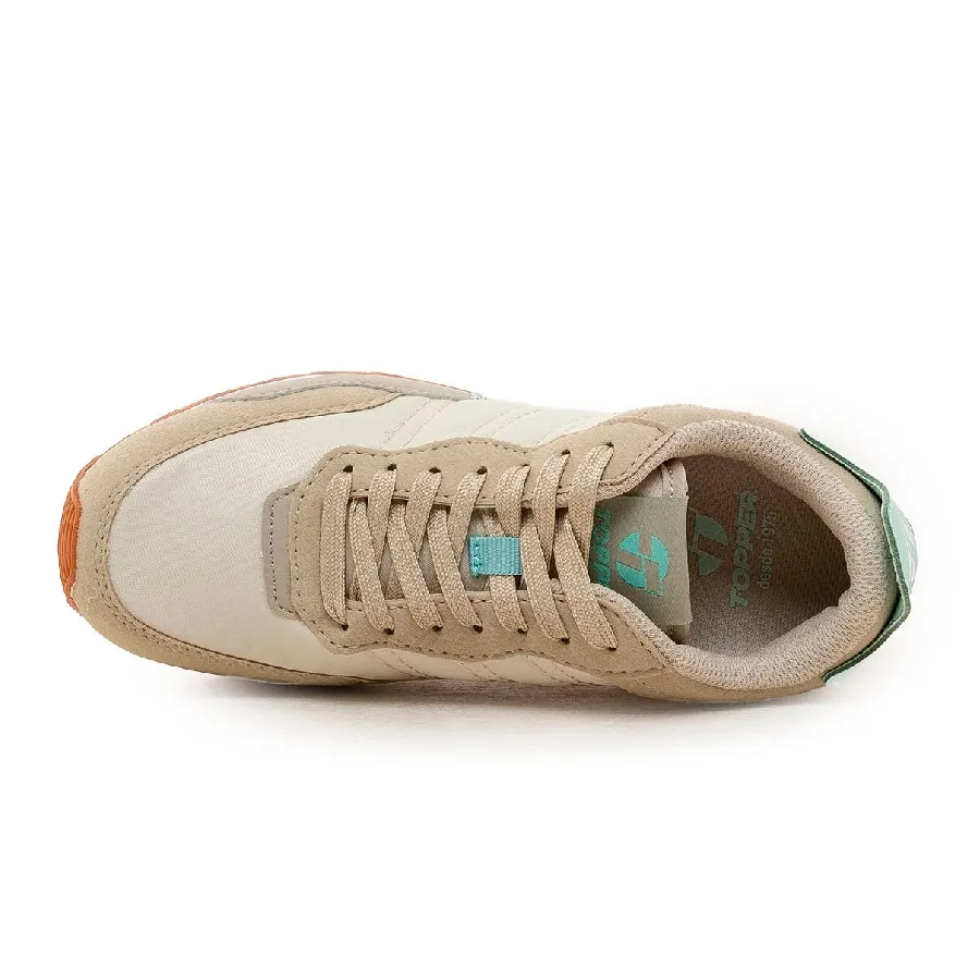 Imagen 2 de 5 de Zapatillas Topper Temple-CRUDO/BEIGE/VERDE AGUA