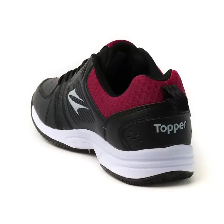 Imagen 2 de 5 de Zapatillas Topper Rally-NEGRO/ROSA