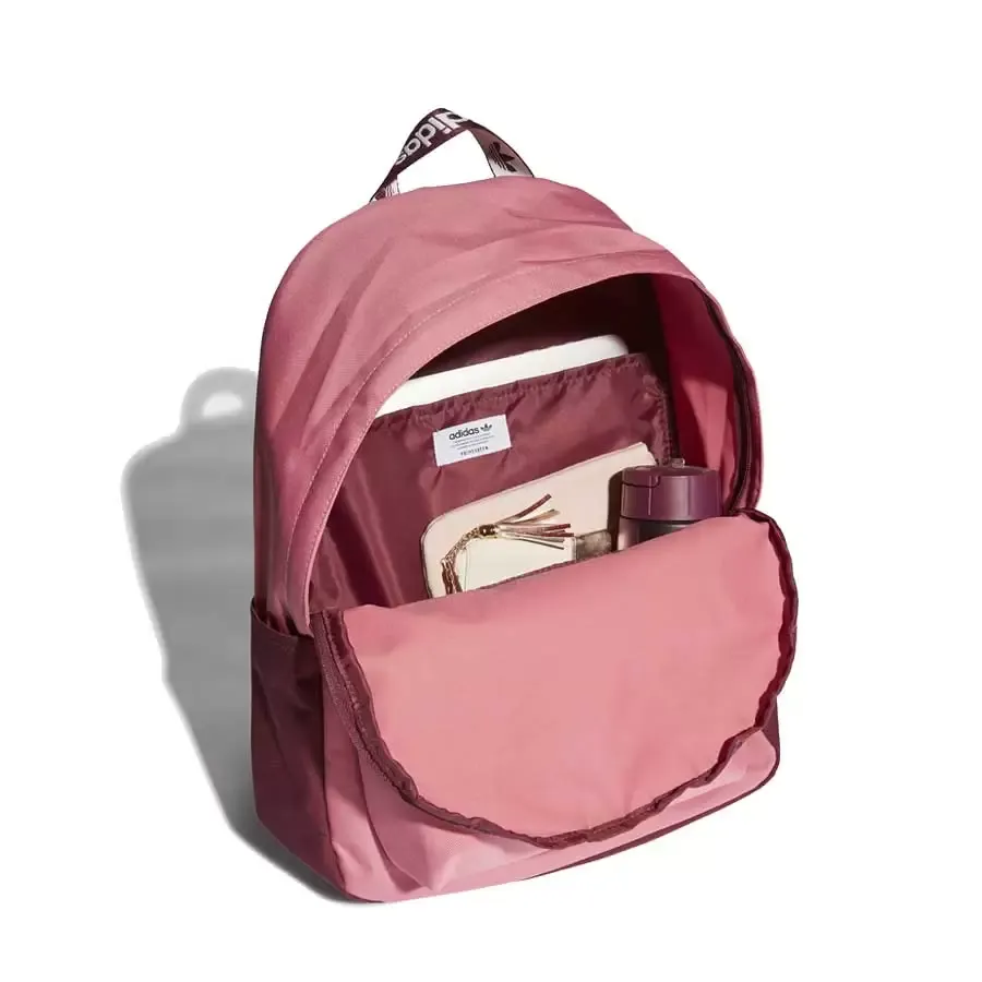 Imagen 3 de 5 de Mochila adidas originals Adicolor-ROSA/BLANCO