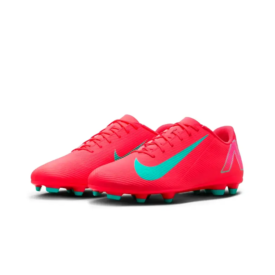 Imagen 1 de 8 de Botines Nike Mercurial Vapor 16 Club Fg-ROJO/TURQUESA/ROSA FLUOR
