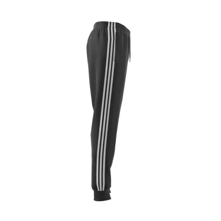 Imagen 2 de 4 de Pantalón adidas Cónico Puño Ajustado Essentials 3-NEGRO/BLANCO
