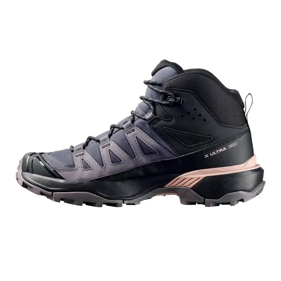 Imagen 2 de 5 de Zapatillas Salomon X Ultra 360 Mid Goretex-NEGRO/MARINO/GRIS