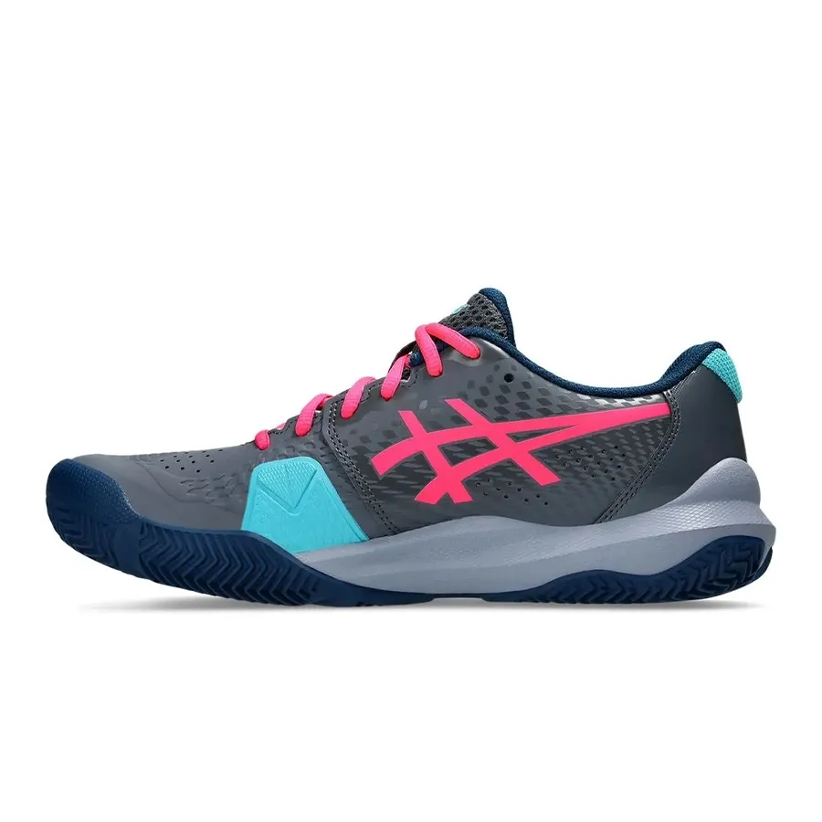 Imagen 2 de 7 de Zapatillas Asics Gel Challenger 14 Padel M-GRAFITO/MARINO/AQUA