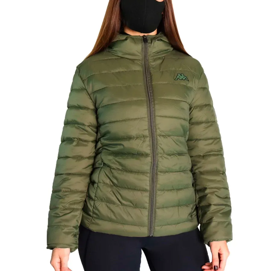 Imagen 0 de 5 de Campera Kappa Unisex Nylon Ultraliviana-VERDE