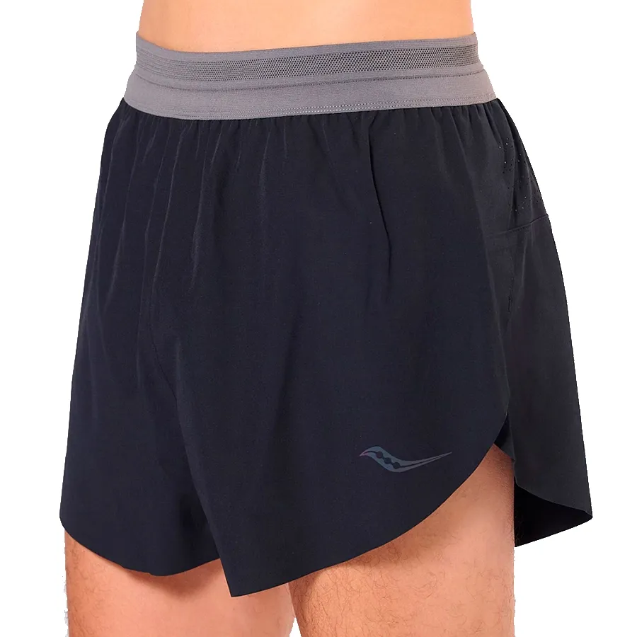 Imagen 2 de 4 de Shorts Saucony Kinvara 3"-NEGRO