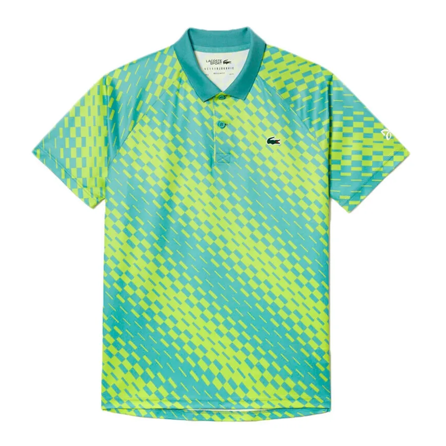 Imagen 4 de 5 de Remera Lacoste Novak Djokovic-VERDE/LIMA