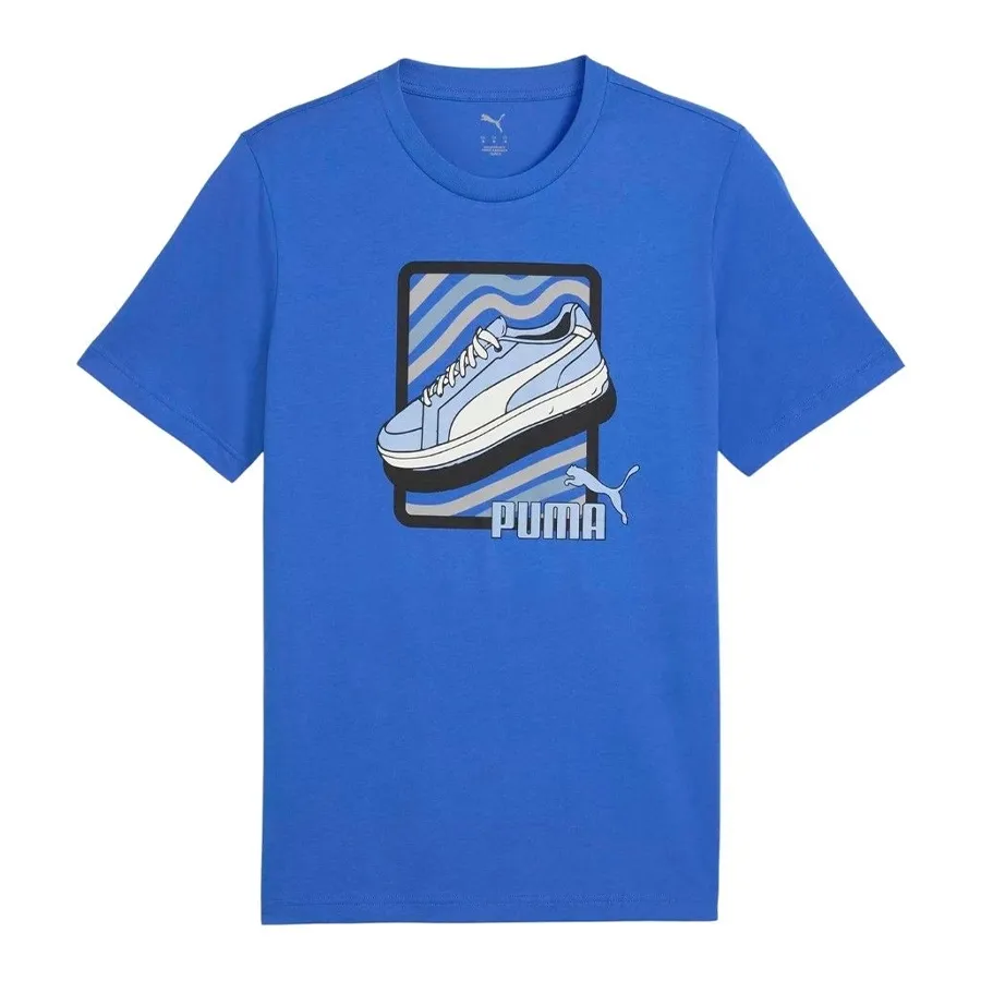 Imagen 2 de 4 de Remera Puma Graphic Sneaker Tee-AZUL