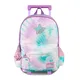 mochila-footy-carro-18-big-kids-VIOLETA/VERDE AGUA/ROSA VIEJO