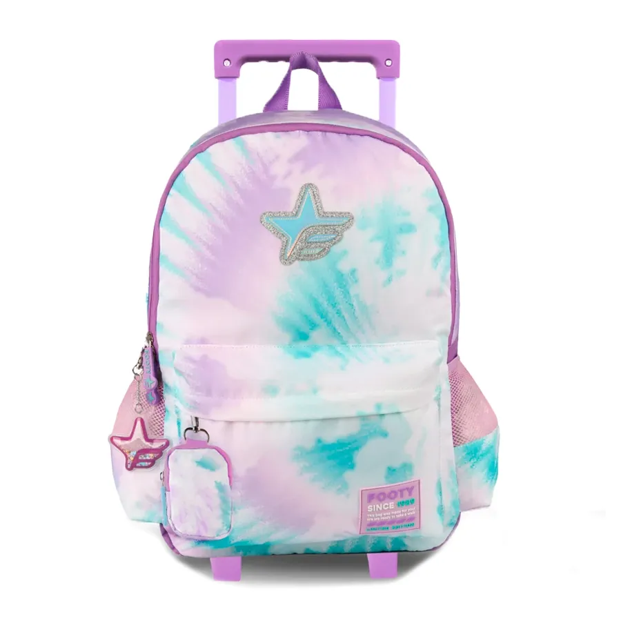 Imagen 0 de 2 de Mochila Footy Carro 18 Big Kids-VIOLETA/VERDE AGUA/ROSA VIEJO