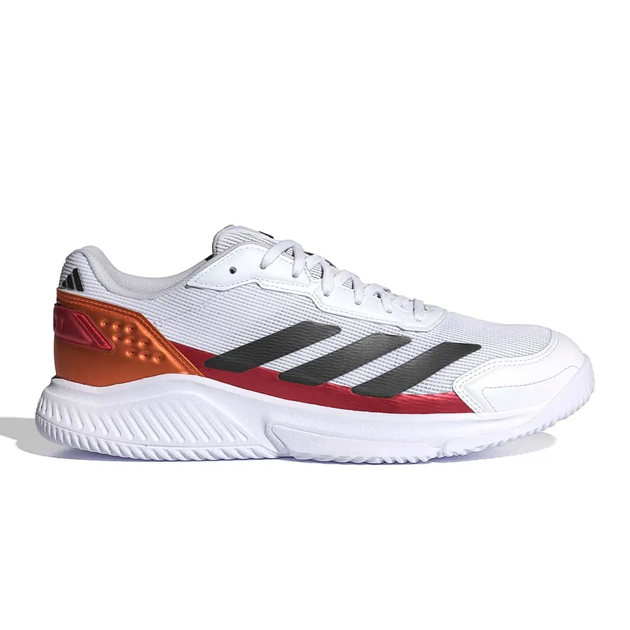 Imagen 1 de 8 de Zapatillas adidas Courtquick Padel-BLANCO/ROJO/COBRE