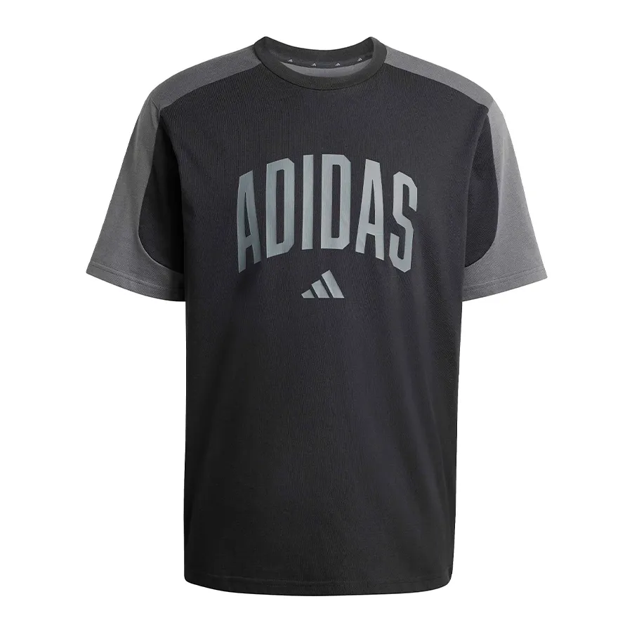 Imagen 2 de 5 de Remera adidas Collegiate-NEGRO/GRIS