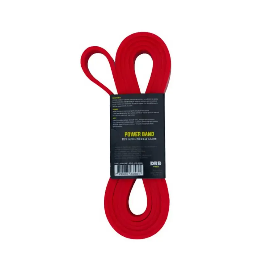 Imagen 1 de 3 de Power Band Mediem 2.2cm Drb DRB-ROJO