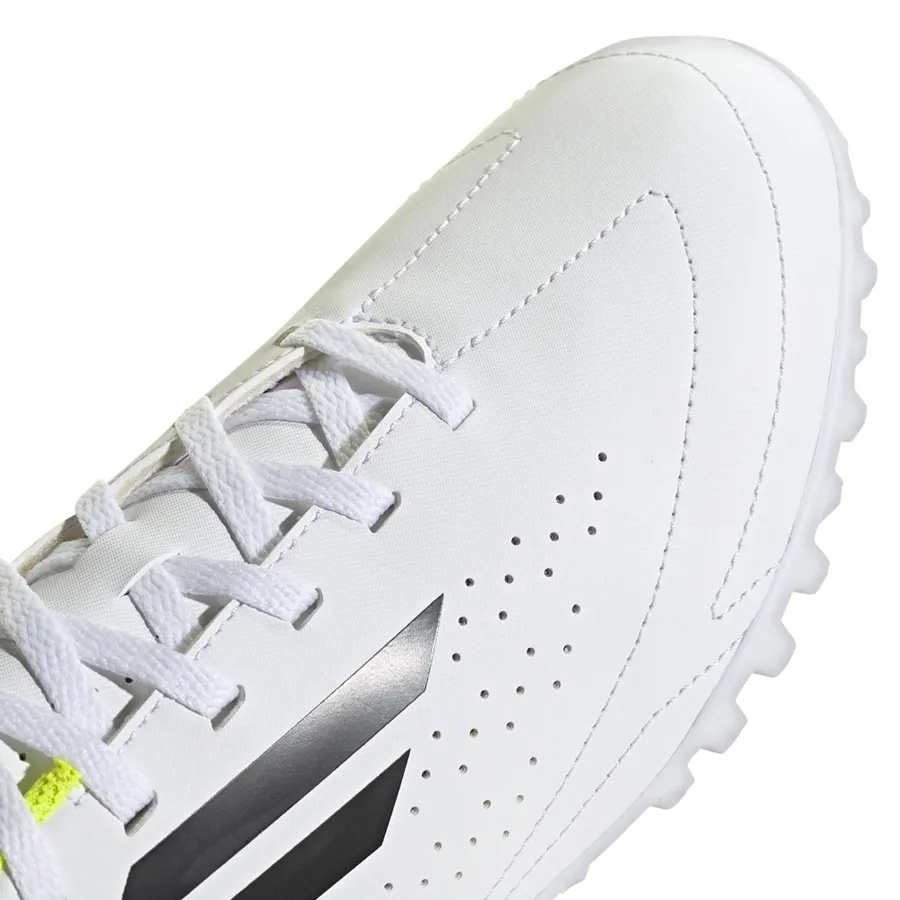 Imagen 6 de 7 de Botines adidas Deportivo III Tf-BLANCO/NEGRO/AMARILLO FLUOR