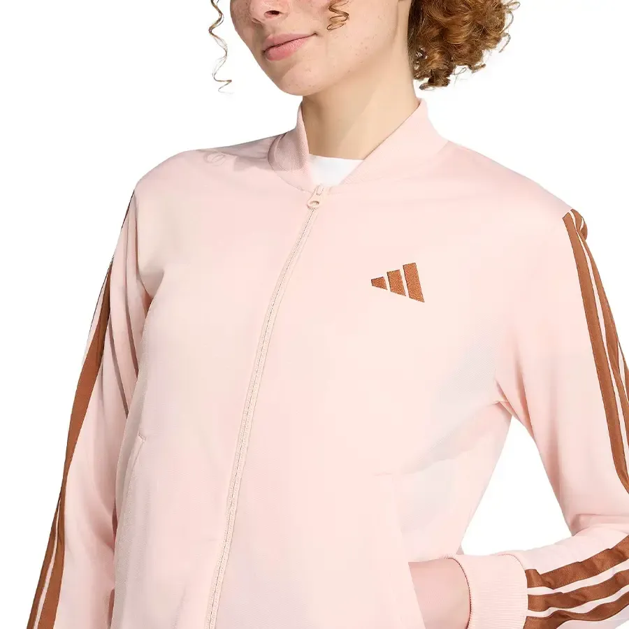 Imagen 3 de 5 de Conjunto adidas DayReady-ROSA VIEJO/MARRON