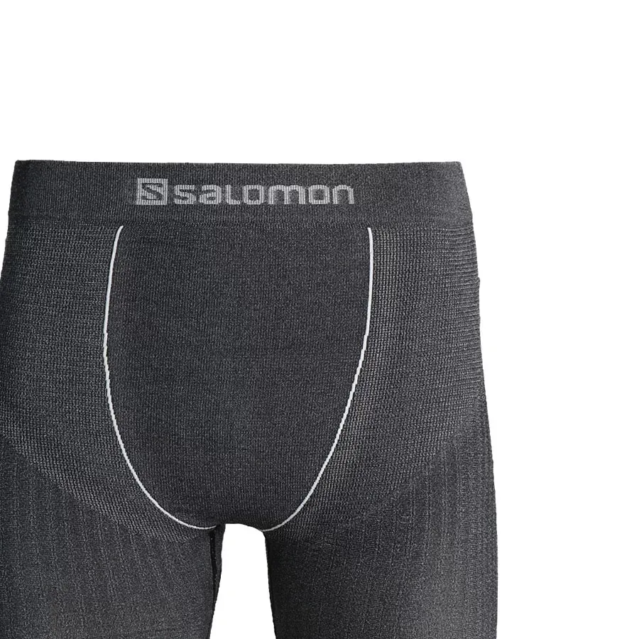 Imagen 4 de 5 de Calza Salomon Primo Warm-NEGRO/BLANCO/GRIS
