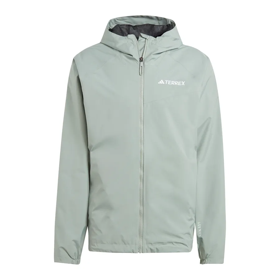 Imagen 1 de 7 de Campera adidas Terrex Multi 2L Rain J-VERDE AGUA