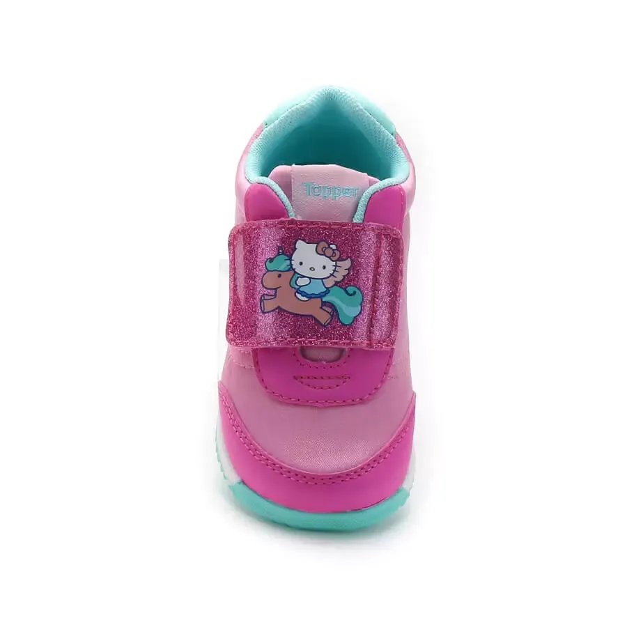 Imagen 1 de 5 de Zapatillas Topper Run Retro Kitty Iv Unicornio-ROSA/AQUA