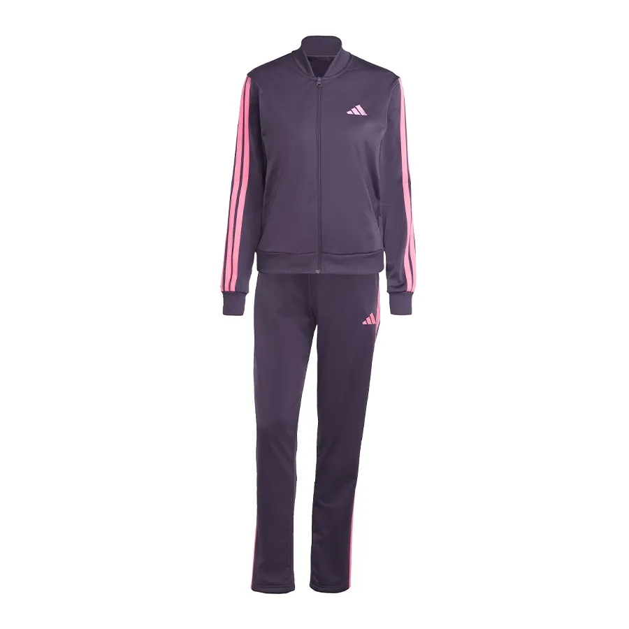 Imagen 1 de 7 de Conjunto adidas Essentials 3 Stripes-MORADO/ROSA