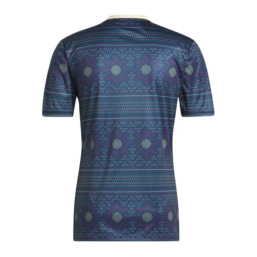 Imagen 3 de 6 de Camiseta adidas Pre-Partido Jamaica Tiro 23-MARINO/ROJO