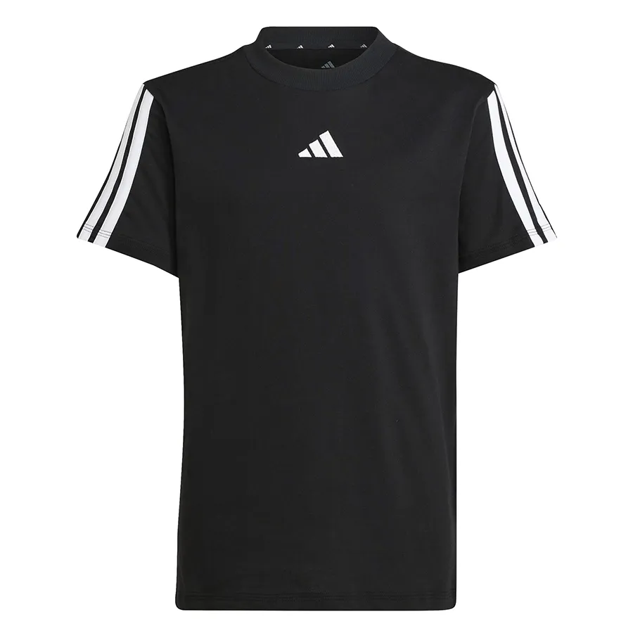 Imagen 3 de 4 de Remera adidas Essentials Kids-NEGRO/BLANCO