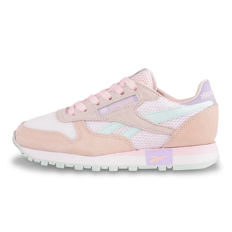 Imagen 1 de 4 de Zapatillas Reebok Classic Leather-GRIS/BLANCO/TURQUESA