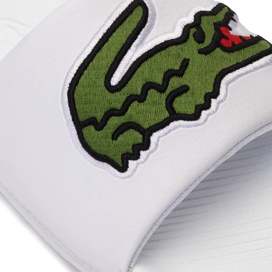 Imagen 5 de 6 de Ojotas Lacoste Slides & Sandals-BLANCO/VERDE