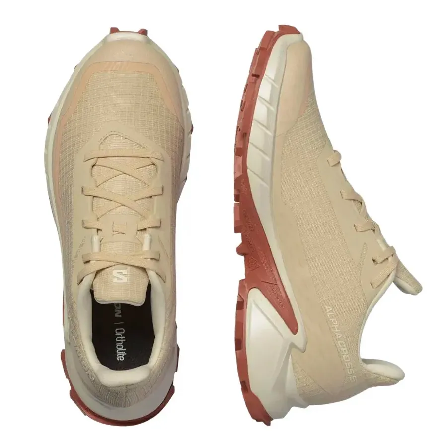 Imagen 3 de 6 de Zapatillas Salomon Alphacross 5-BEIGE/BLANCO/MARRON