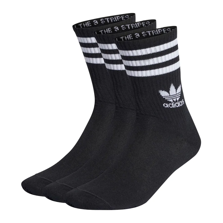 Imagen 0 de 1 de Medias adidas originals Crew Sock 3Str-NEGRO/BLANCO