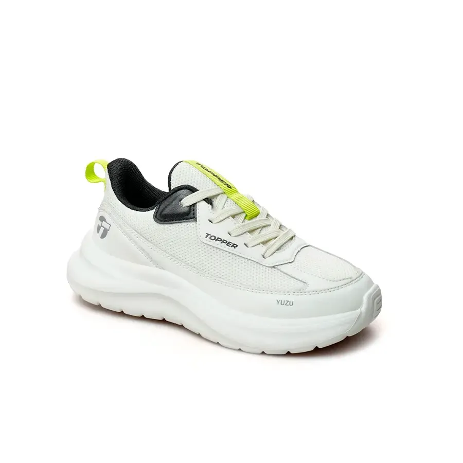 Imagen 1 de 4 de Zapatillas Topper Yuzu-BLANCO/NEGRO/LIMA