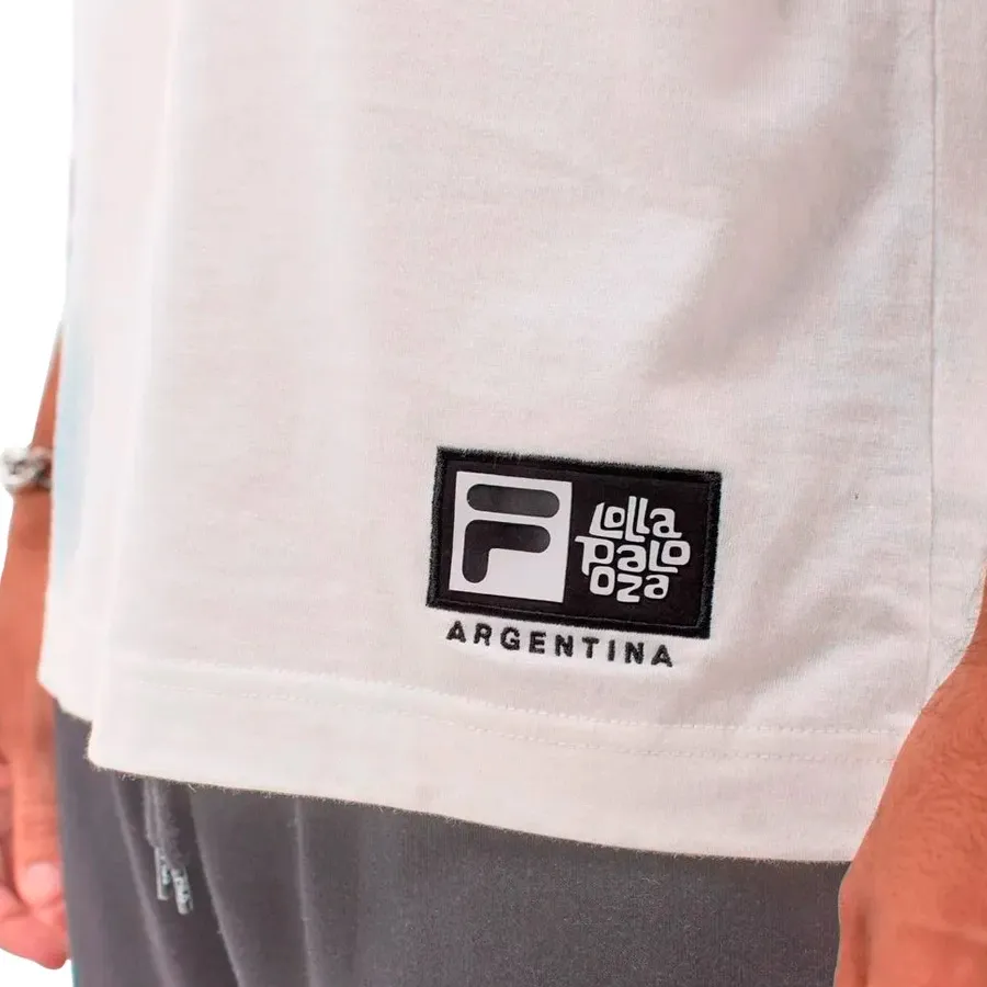 Imagen 6 de 9 de Remera Fila Lolla Sound-BLANCO