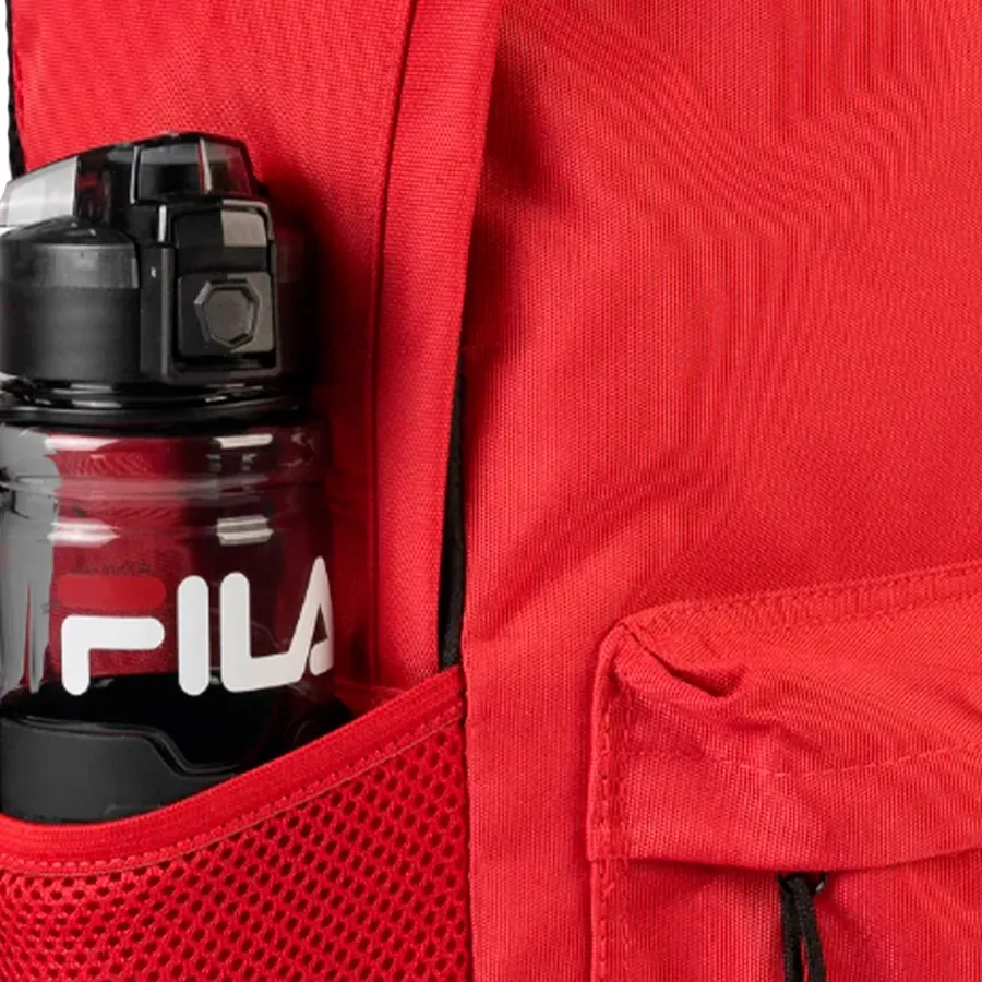 Imagen 5 de 6 de Mochila Fila Dna Letter Classic-ROJO/NEGRO