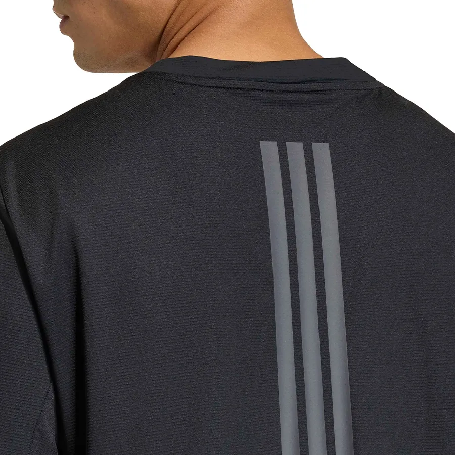 Imagen 4 de 6 de Remera adidas D4T PrimeLift 3 Stripes-NEGRO