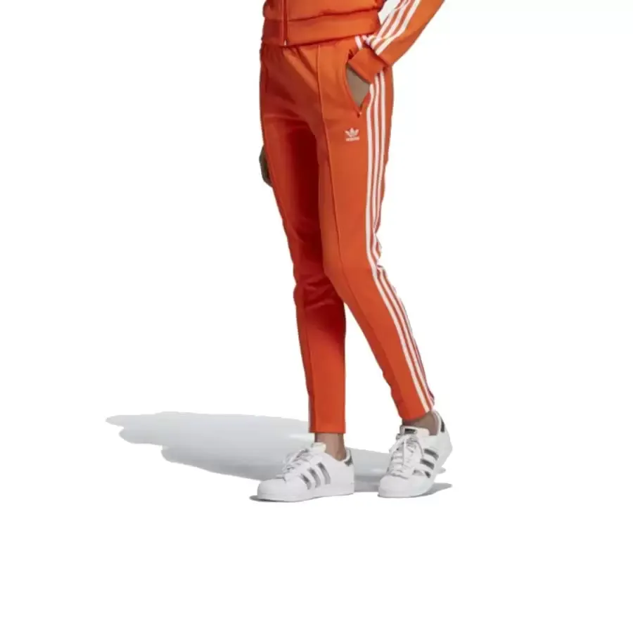 Imagen 2 de 5 de Pantalón adidas originals Sst Tp-NARANJA/BLANCO