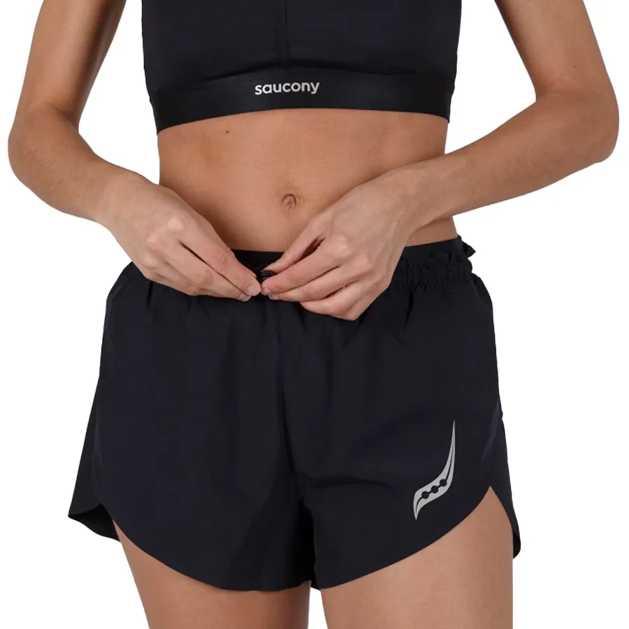 Imagen 3 de 5 de Shorts Saucony Pinnacle 2.5"-NEGRO