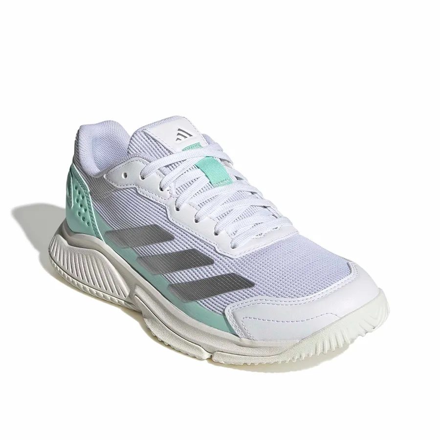 Imagen 1 de 7 de Zapatillas adidas Courtquick Padel-BLANCO/CELESTE/PLATA