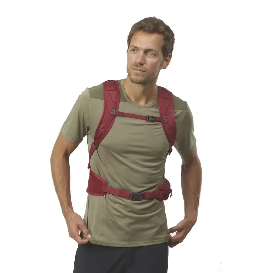 Imagen 2 de 4 de Mochila Salomon Trailblazer 20-ROJO