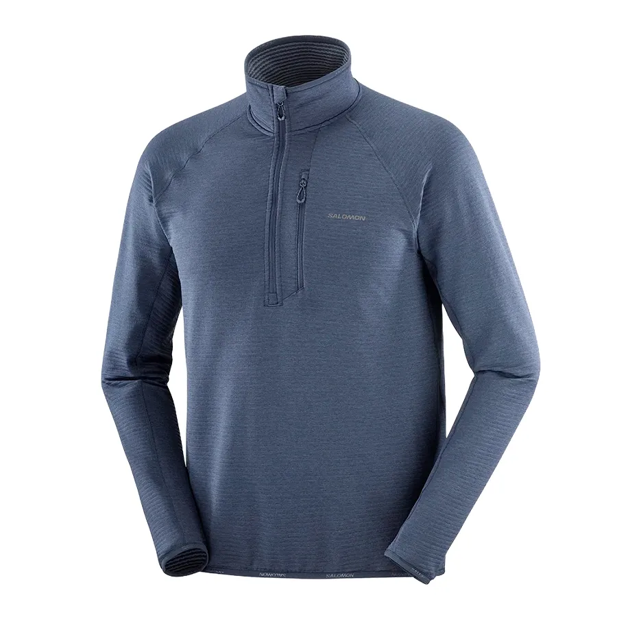 Imagen 2 de 6 de Campera Salomon Essential Lightwarm-AZUL NOCHE